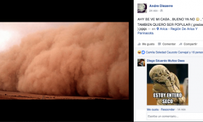 Los mejores memes de la "tormenta de arena" en Arica [FOTOS]