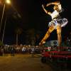 Bailarina Gigante danzó en Arica