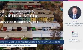 Doble Impacto invita al webinar Modelo de Financiamiento para Vivienda Social el 11 de junio