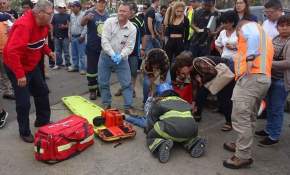 Violento accidente deja tres mujeres heridas: Vehículo chocó contra pilar de concreto frente al puerto