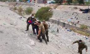 En el lecho del río: Detienen a sujetos que robaron equipos médicos en Arica [VIDEO + FOTOS]